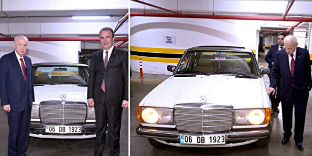 Bahçeli'den o milletvekiline klasik otomobil hediyesi!
