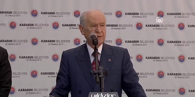 Bahçeli'den AB'ye sert tepki: Yaptırımlarını alsınlar külah diye başlarına geçirsinler