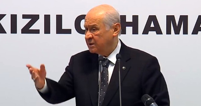 Bahçeli'den prompter azarı
