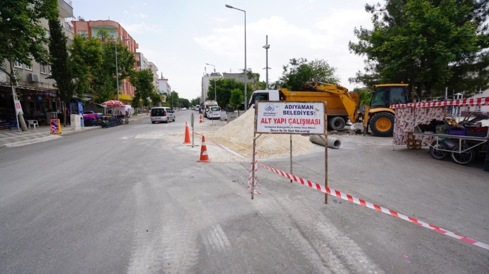 Bahçelievler Mahallesinde altyapı çalışması 