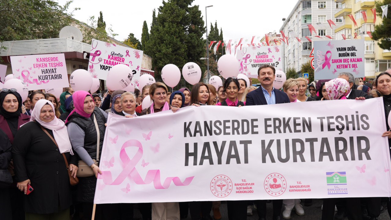 Bahçelievler’de Meme Kanseri Bilinçlendirme ve Farkındalık ayı için etkinlik düzenlendi