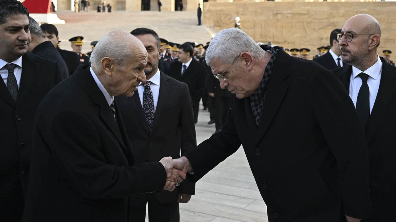 Bahçeli’ye attığı ipi 10 Kasım’da unuttu! Müsavat Anıtkabir’de tokalaştı