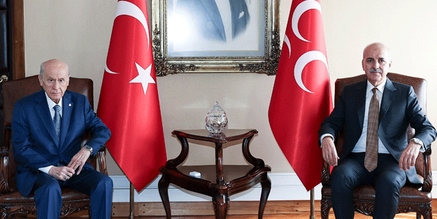 Bahçeli'yi ziyaret eden Kurtulmuş, 1 Ekim'i işaret etti