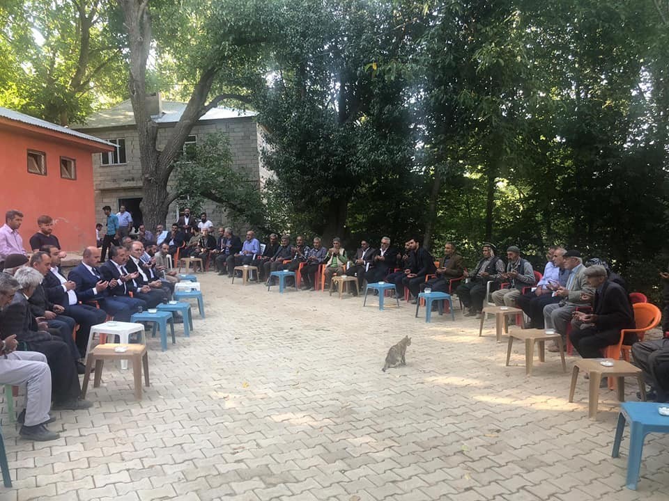 Bahçesaray Kaymakamı Öztabak’tan taziye ziyareti 