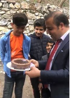 Bahçesaraylı öğrenciye çifte sürpriz 