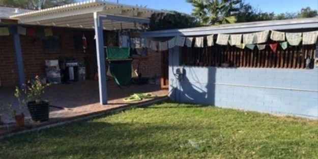 Bahçesinde öyle bir yer buldu ki...