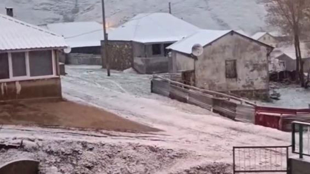 Bahor Yaylası’nda Mayıs ayında kar mucizesi