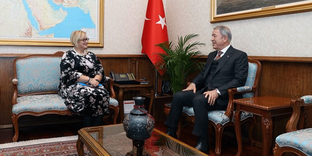 Bakan Akar, Hatice Nur Sağman’ı kabul etti