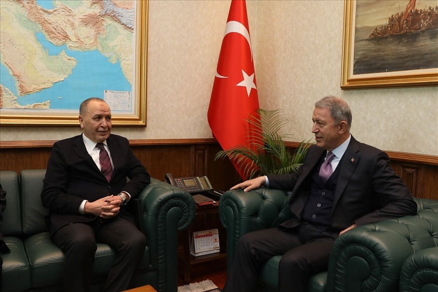 Bakan Akar, Libya Büyükelçisi Abdulkadir’i kabul etti 