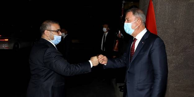 Bakan Akar, Libya Yüksek Devlet Konseyi Başkanı El-Meşri ile görüştü