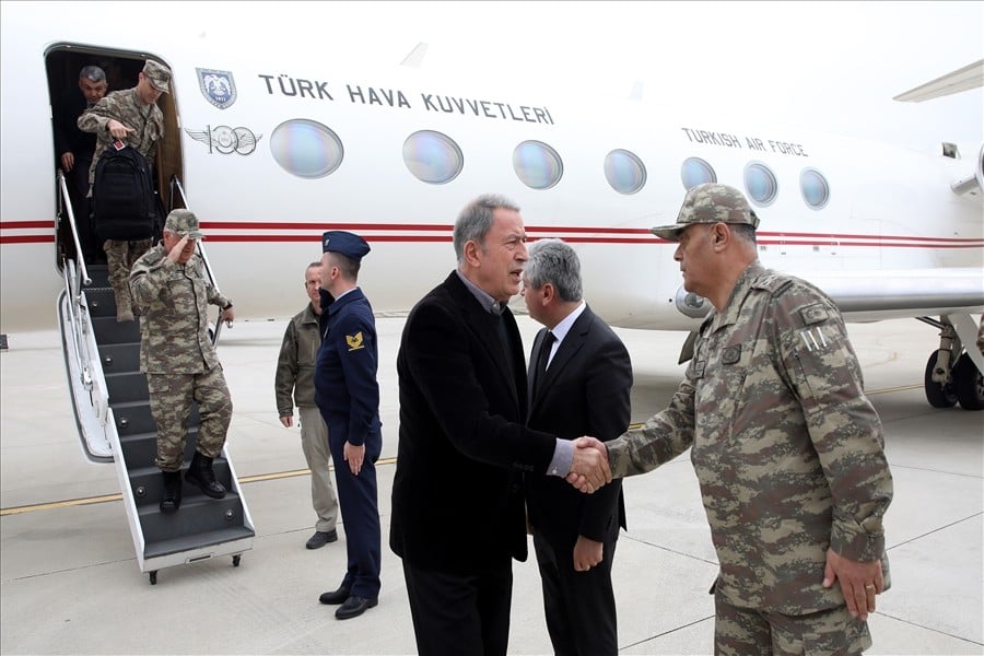 Bakan Akar ve komutanlar Hatay’da 