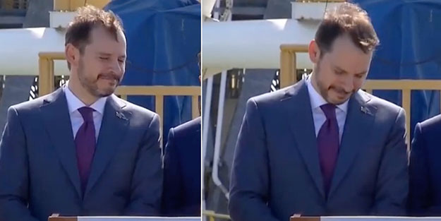 Bakan Albayrak gözyaşlarını tutamadı
