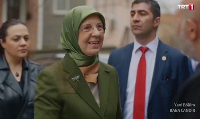 Bakan, 'Baba Candır' dizisine konuk oldu!