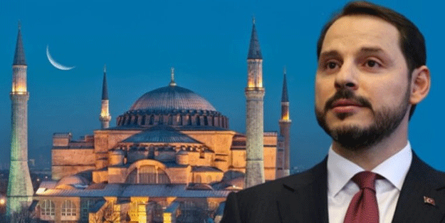 Bakan Berat Albayrak paylaştı! Yeni parada Ayasofya bombası