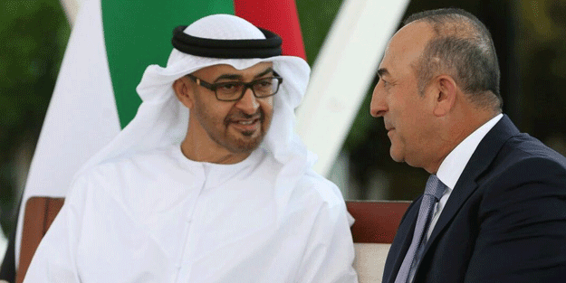 Bakan Çavuşoğlu, Al Nahyan'la bir araya geldi