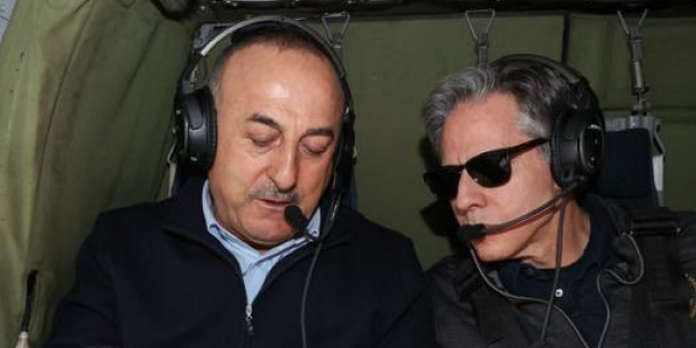 Bakan Çavuşoğlu ile ABD Dışişleri Bakanı Blinken deprem bölgesinde! Derin bir üzüntü duydum