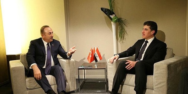 Bakan Çavuşoğlu, Neçirvan Barzani ile görüştü