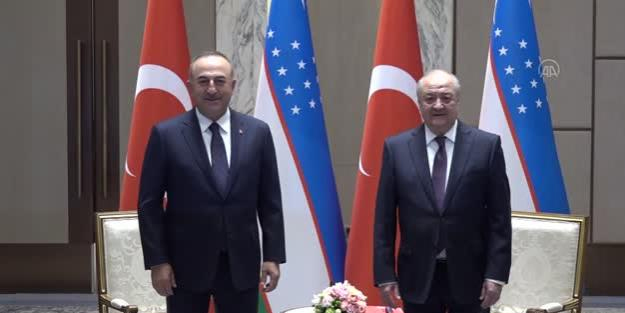 Bakan Çavuşoğlu Özbek mevkidaşıyla görüştü