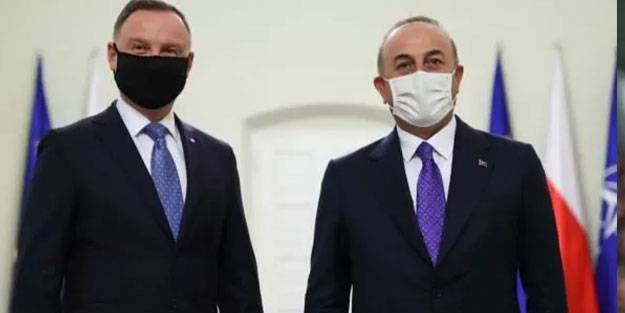 Bakan Çavuşoğlu, Polonya Cumhurbaşkanı ile görüştü