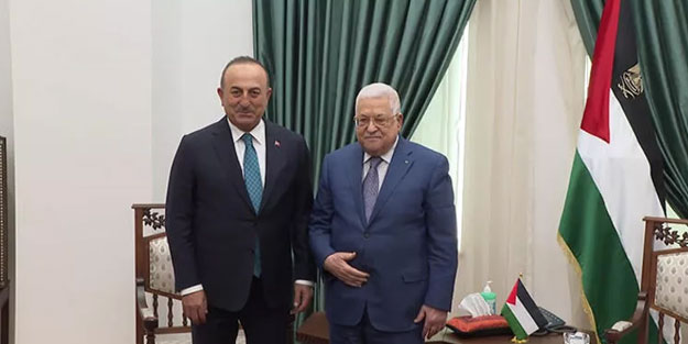 Bakan Çavuşoğlu'ndan Filistin'de kritik görüşme