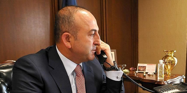 Bakan Çavuşoğlu'ndan taziye telefonu