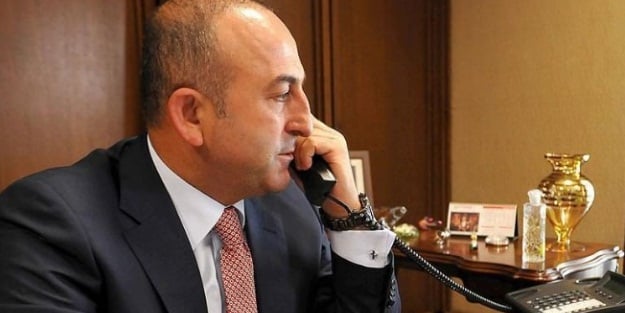 Bakan Çavuşoğlu'ndan telefon trafiği