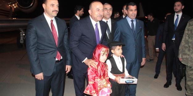 Bakan Çavuşoğlu Elazığ'a gitti