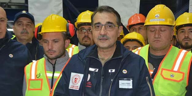 Bakan Dönmez yeni yıla işçilerle girdi