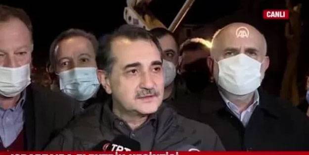 Bakan Dönmez'den elektrik kesintisi açıklaması