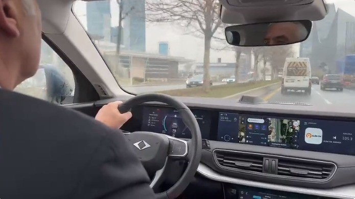 Bakan Ersoy Togg makam aracını test etti