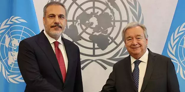 Bakan Fidan, Guterres ile görüştü