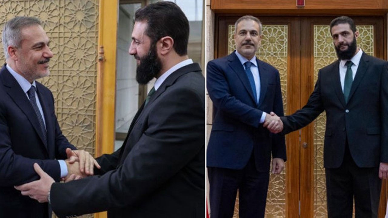 Bakan Fidan Şam'da! Şara ile görüşme başladı