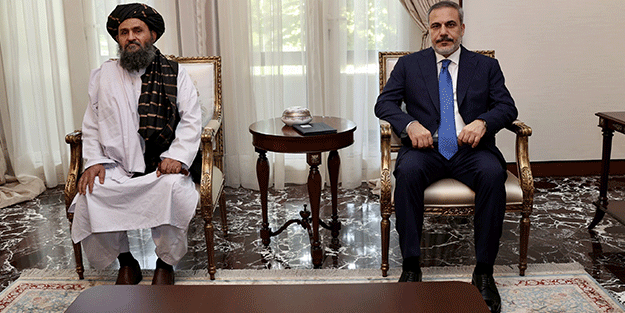 Bakan Fidan Taliban heyetini kabul etti!