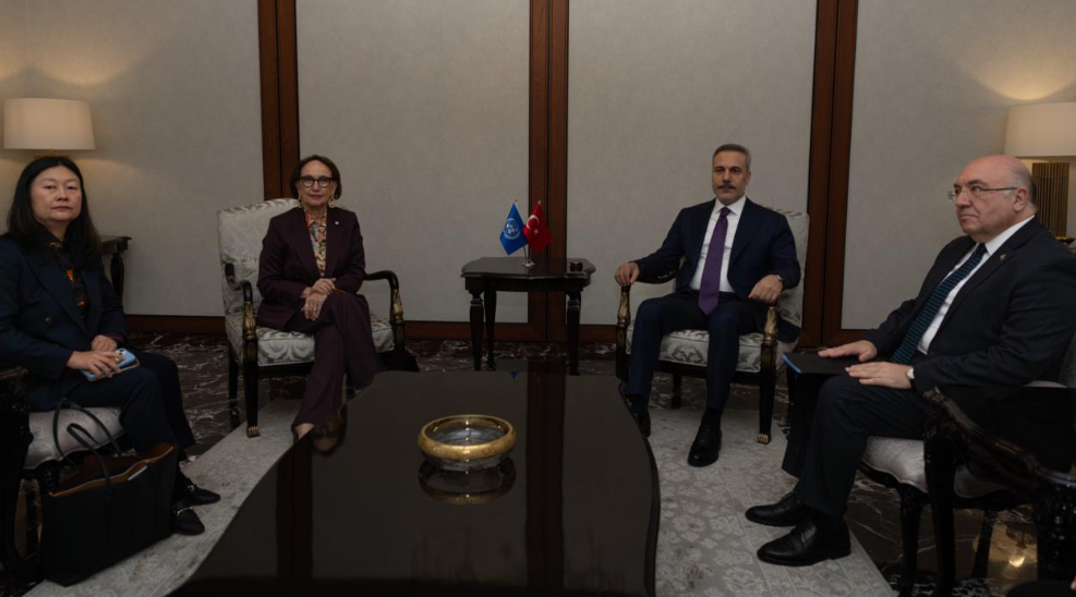 Bakan Fidan, UNCTAD Genel Sekreteri Grynspan'ı kabul etti