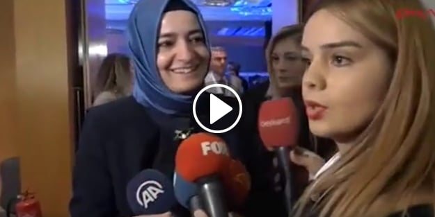 Bakan FOX TV mikrofonunu görünce...