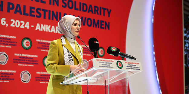 Bakan Göktaş: Filistinli kadınlar insanüstü bir çaba sarf ediyor!