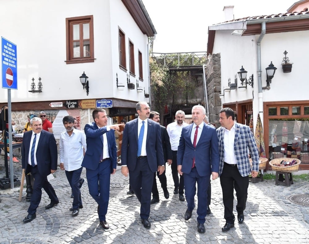 Bakan Gül, Ankara Kalesi’nde 