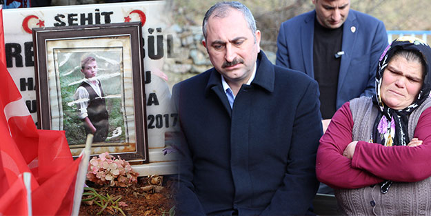 Bakan Gül’den Eren Bülbül’ün mezarına ziyaret