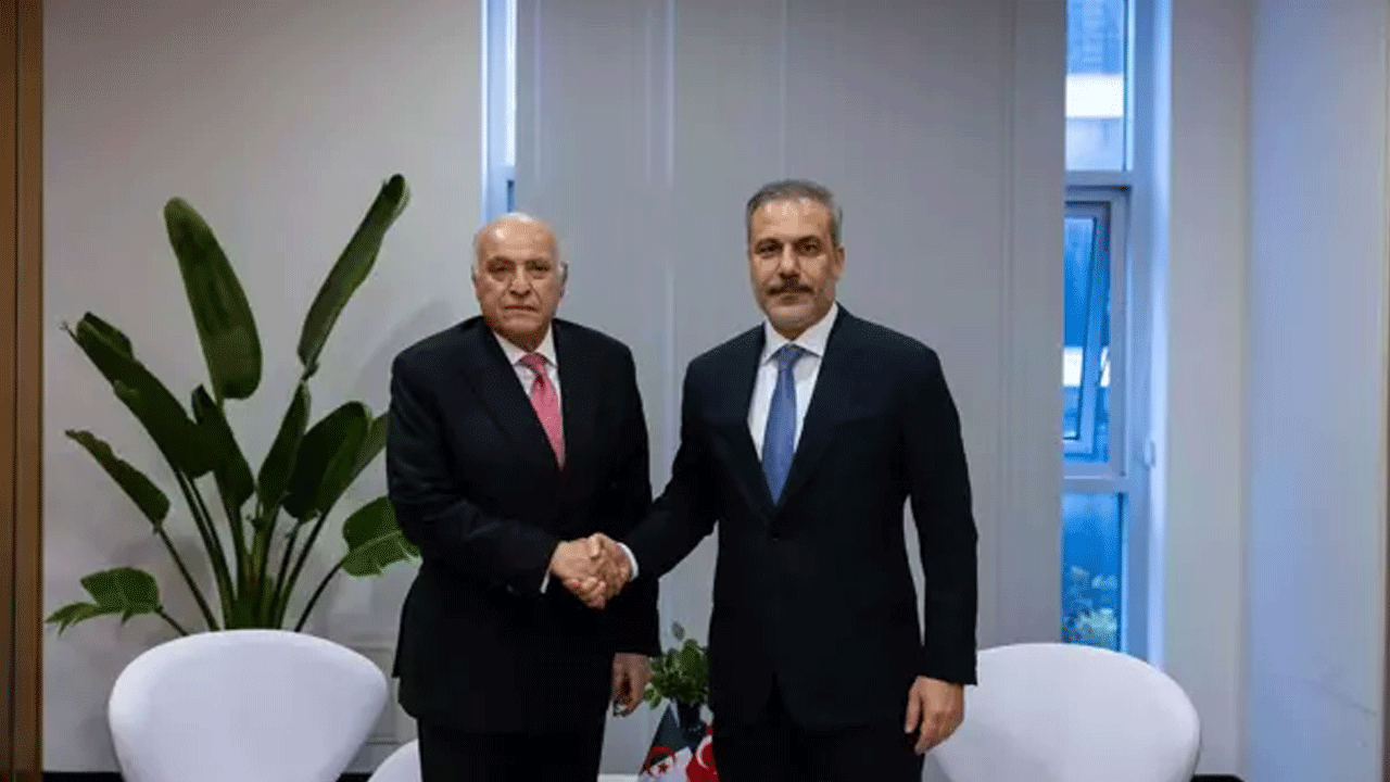 Bakan Fidan, Attaf ile bir araya geldi