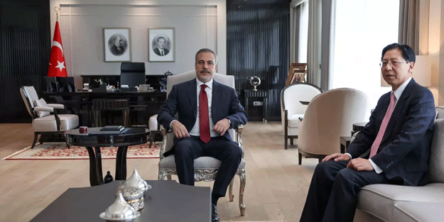 Bakan Fidan, Liu Şaobin'i kabul etti