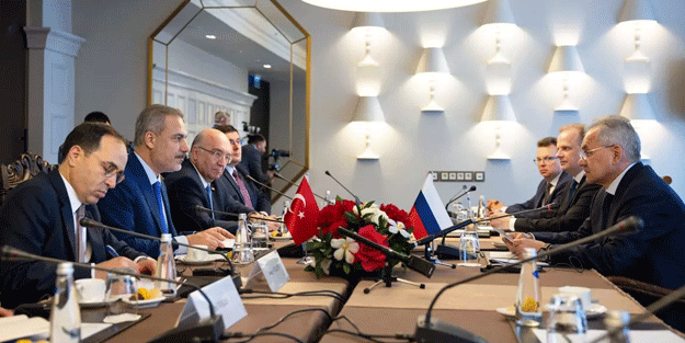 Bakan Fidan, Şoygu ile görüştü