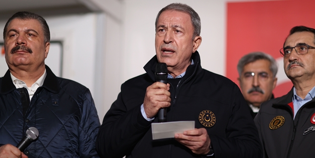 Bakan Hulusi Akar'dan deprem açıklaması