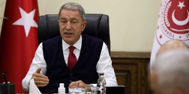Bakan Hulusi Akar'dan Doğu Akdeniz mesajı: Oldubittiye izin vermeyiz