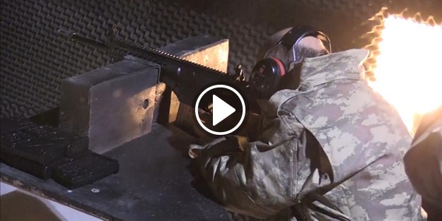 Bakan Işık Milli Piyade Tüfeğini test etti