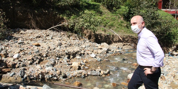 Bakan Karaismailoğlu, Giresun'da incelemeler yaptı