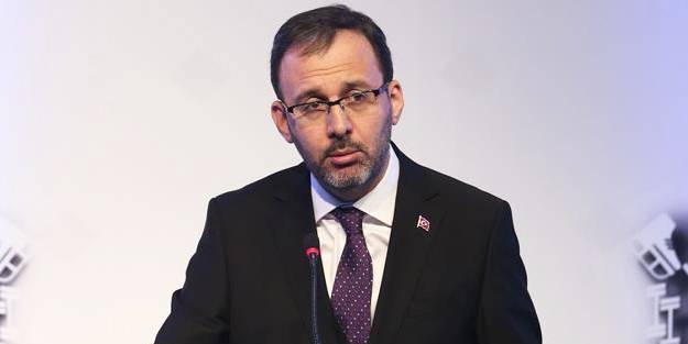 Bakan Kasapoğlu, resepsiyonda konuştu