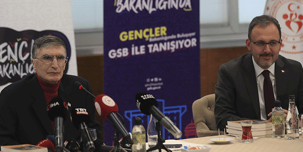 Bakan Kasapoğlu ve Aziz Sancar, gençlerle buluştu