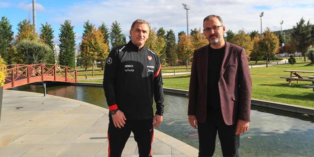 Bakan Kasapoğlu'ndan Kuntz'a ziyaret