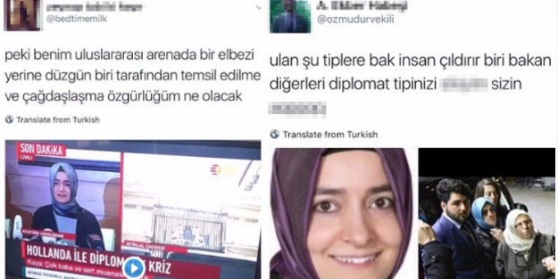 Bakan Kaya'nın başörtüsüne küfür ettiler!