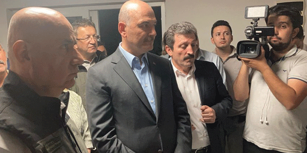 Bakan Kirişci ve Soylu yangın bölgesinde